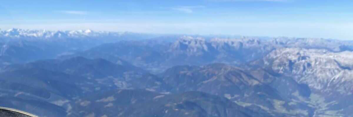 Flugwegposition um 08:37:57: Aufgenommen in der Nähe von Gemeinde Filzmoos, 5532, Österreich in 3594 Meter